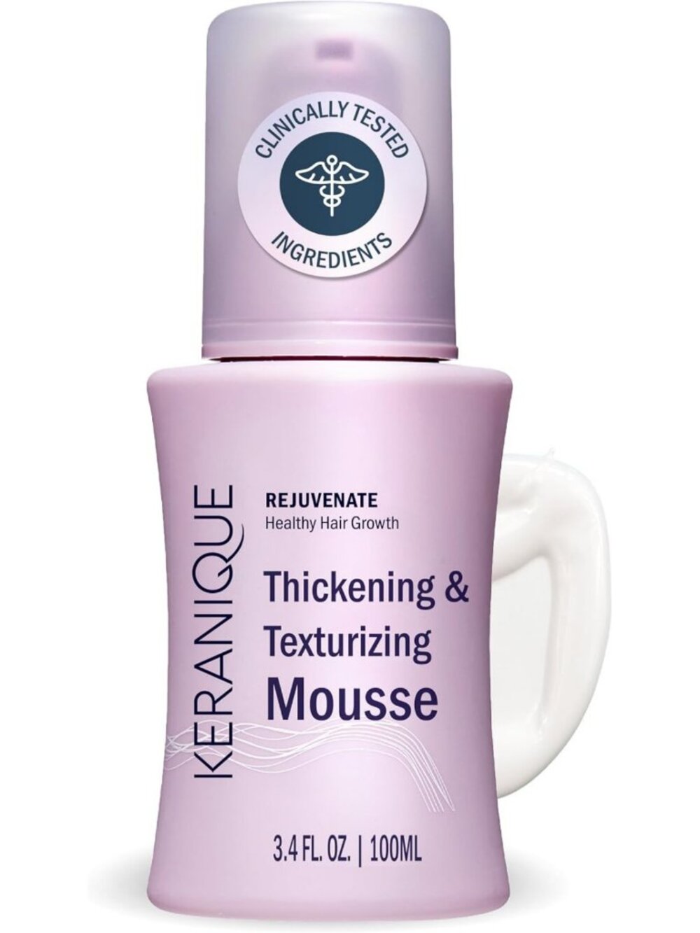 Volumizing Hair Mousse for Women - Thickening Anti-Frizz Foam for All Hair Types